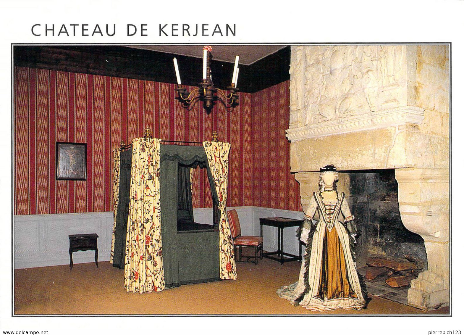29 - Saint Vougay - Le Château De Kerjean (XVIe Siècle) - La Chambre De La Marquise - Saint-Vougay