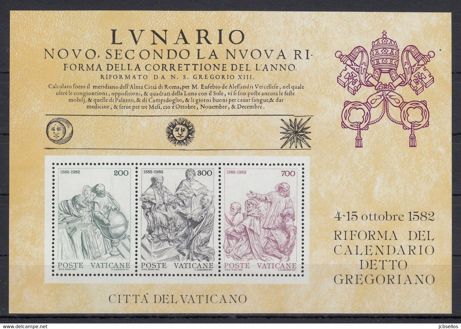 VATICANO 1982 Nº 726/738 + HB-4 AÑO COMPLETO NUEVO, 13 SELLOS + 1 HB - Annate Complete