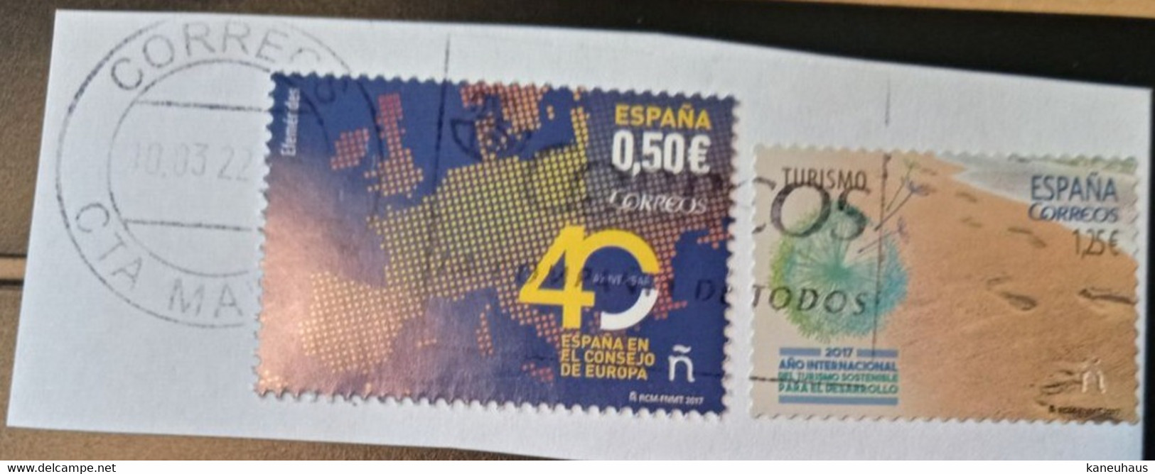 2017 Michel Nr. 5125 Und 5205 Europa Gestempelt - Usati