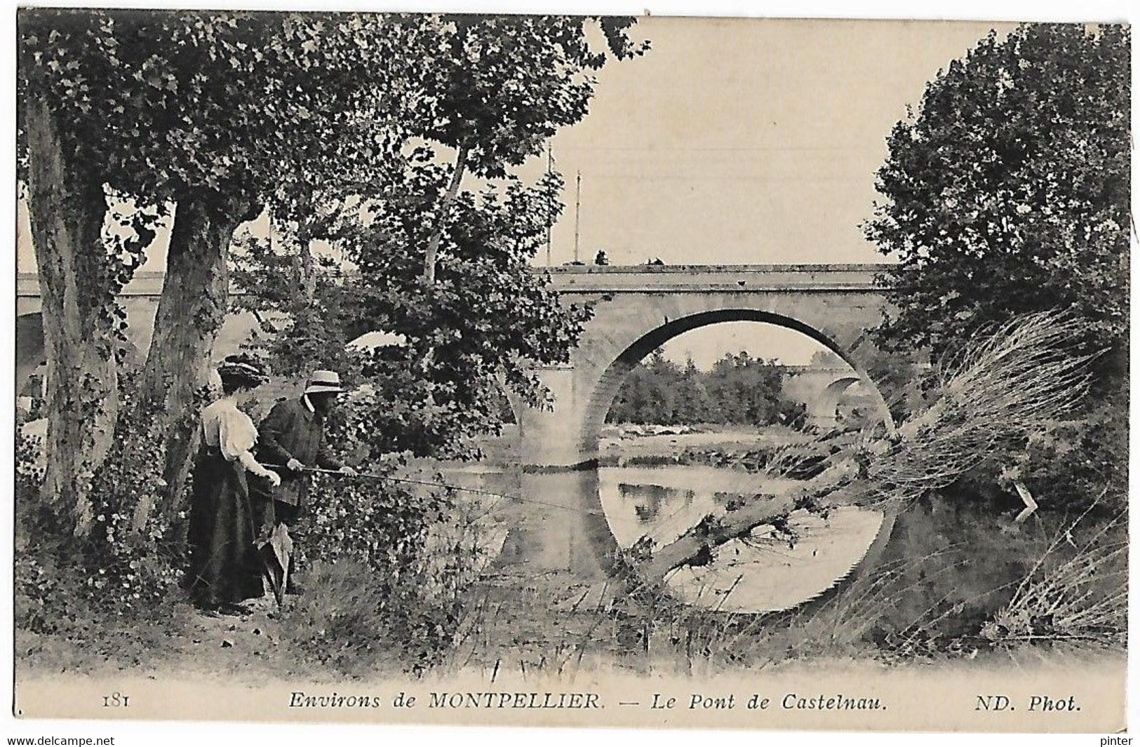 Environs De MONTPELLIER - Le Pont De CASTELNAU - Pêcheur - Castelnau Le Lez