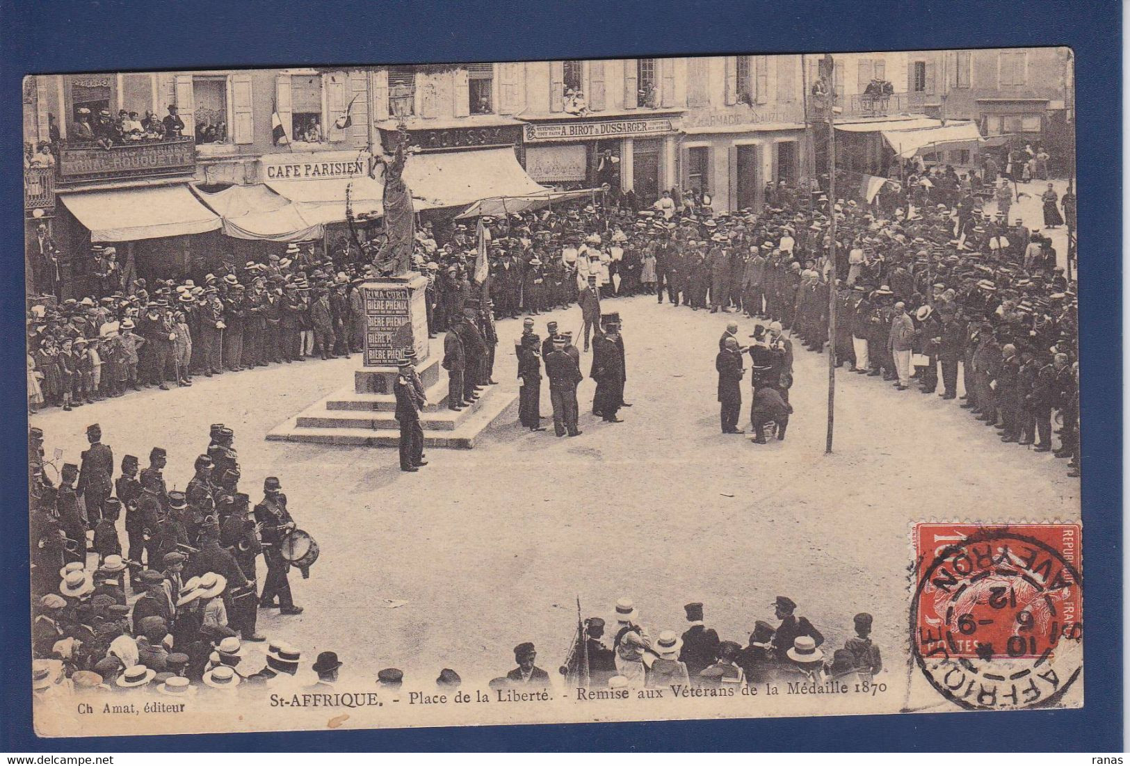 CPA [12] Aveyron > Saint Affrique Vétérans Circulé - Saint Affrique