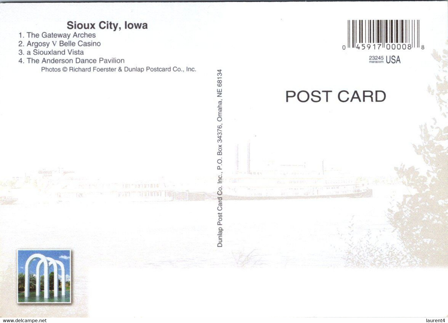 (1 H 32) USA - Iowa - Siouz City - Sioux City