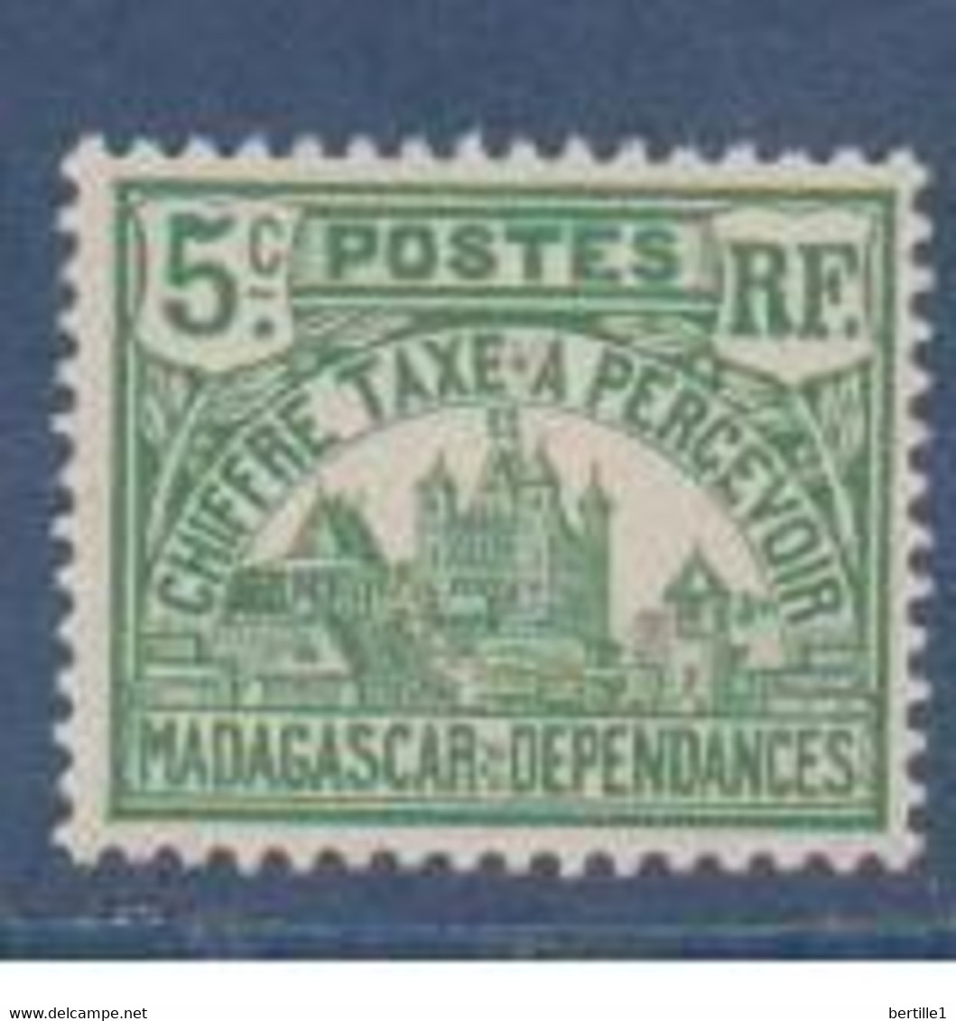 MADAGASCAR        N°  YVERT  :  TAXE 10    NEUF AVEC  CHARNIERES      ( Charn  4 /50 ) - Timbres-taxe