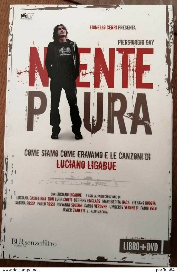 LIGABUE - NIENTE PAURA - 2010 BUR RIZZOLI - BOX LIBRO E DVD - Film En Muziek