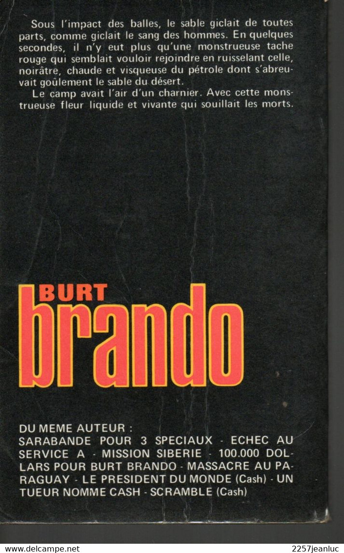 Roman * G.Gérard Cambri  100000 $ Pour Brando * Star Editions NMPP De  1977 - Autres & Non Classés