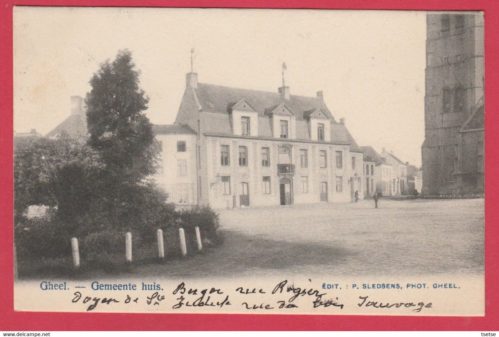 Geel - Gemeente Huis - 1906 ( Verso Zien ) - Geel