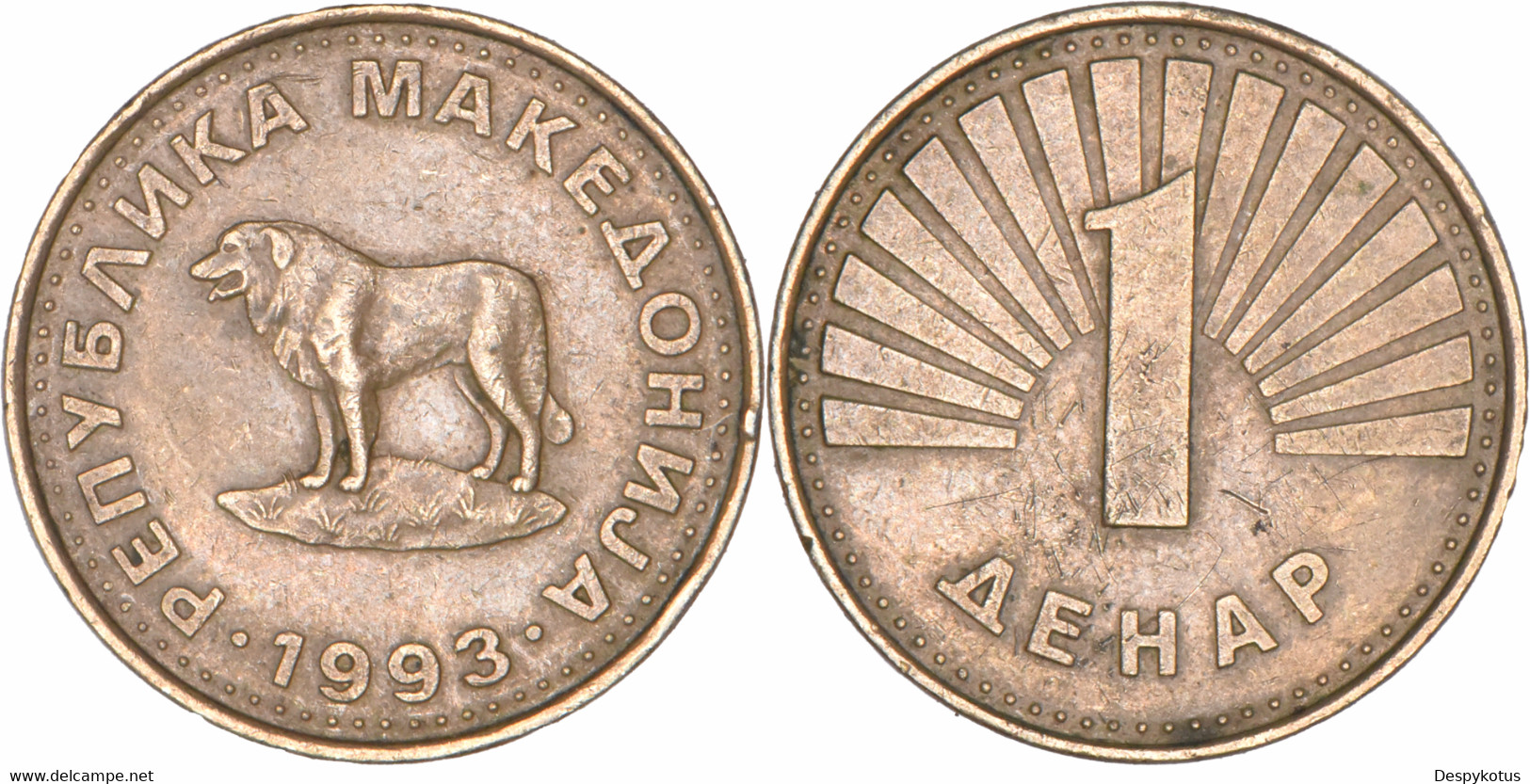 Macédoine - 1993 - 1 Dinar - 02-059 - Nordmazedonien