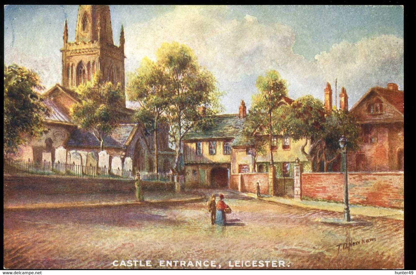 Leicester Castle Entrance Bennett - Leicester