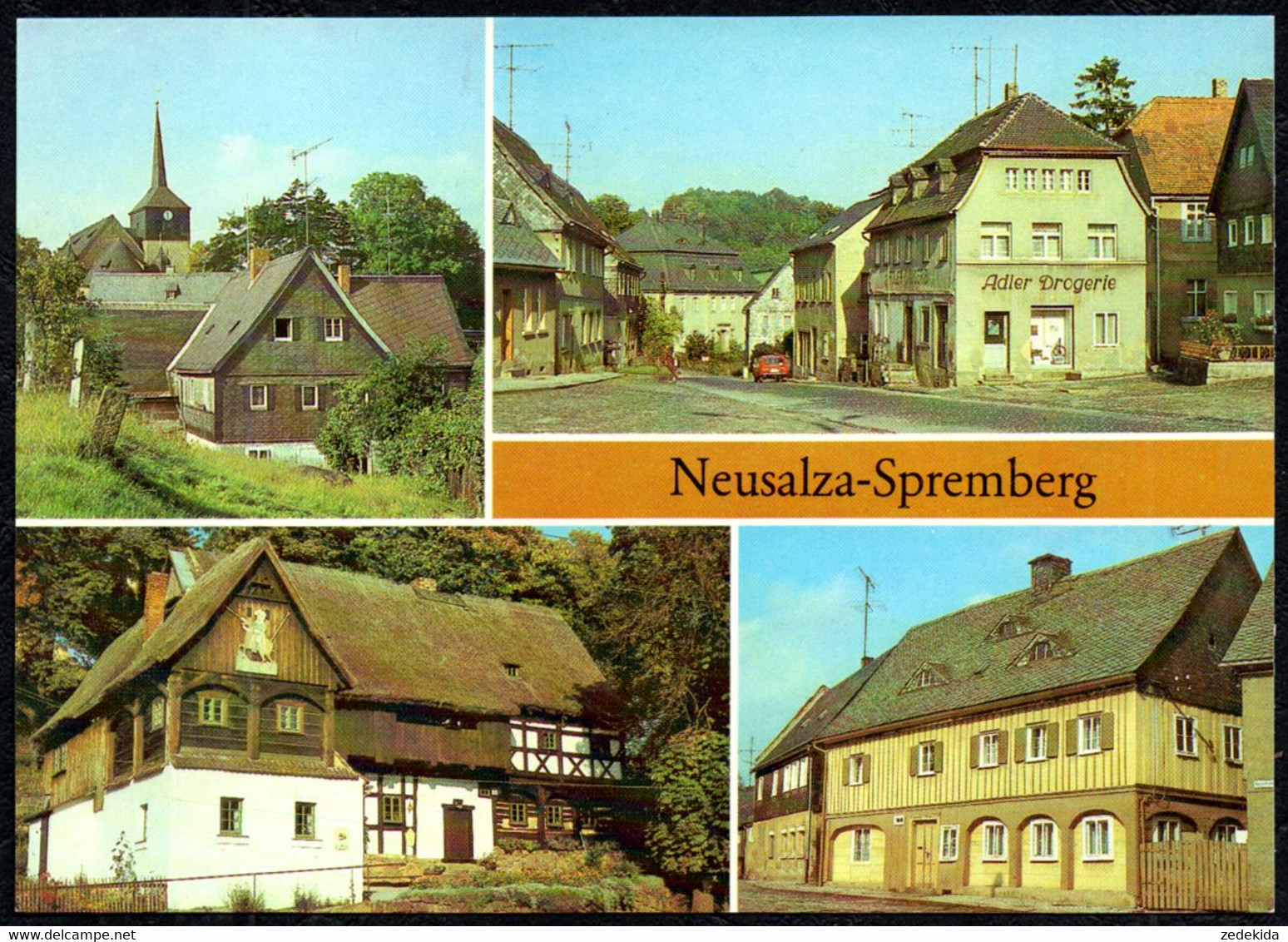 F6538 - TOP Neusalza Spremberg Umgebindehaus Kirche - Bild Und Heimat Reichenbach - Neusalza-Spremberg