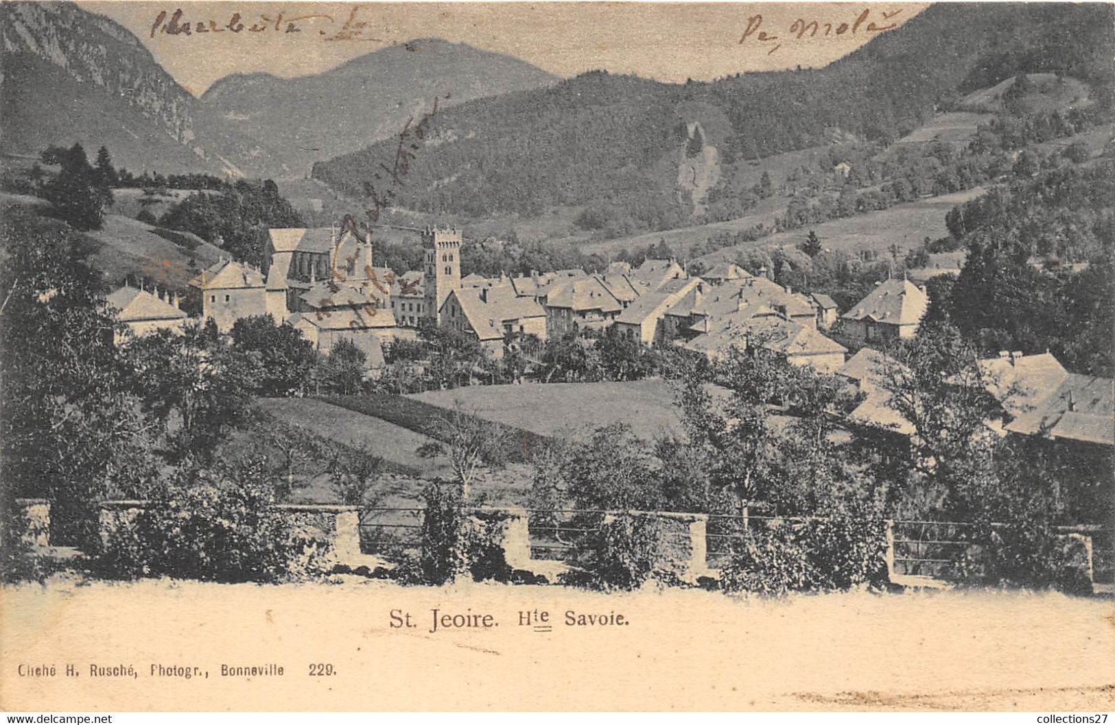 74-SAINT-JEOIRE- VUE D'ENSEMBLE - Saint-Jeoire