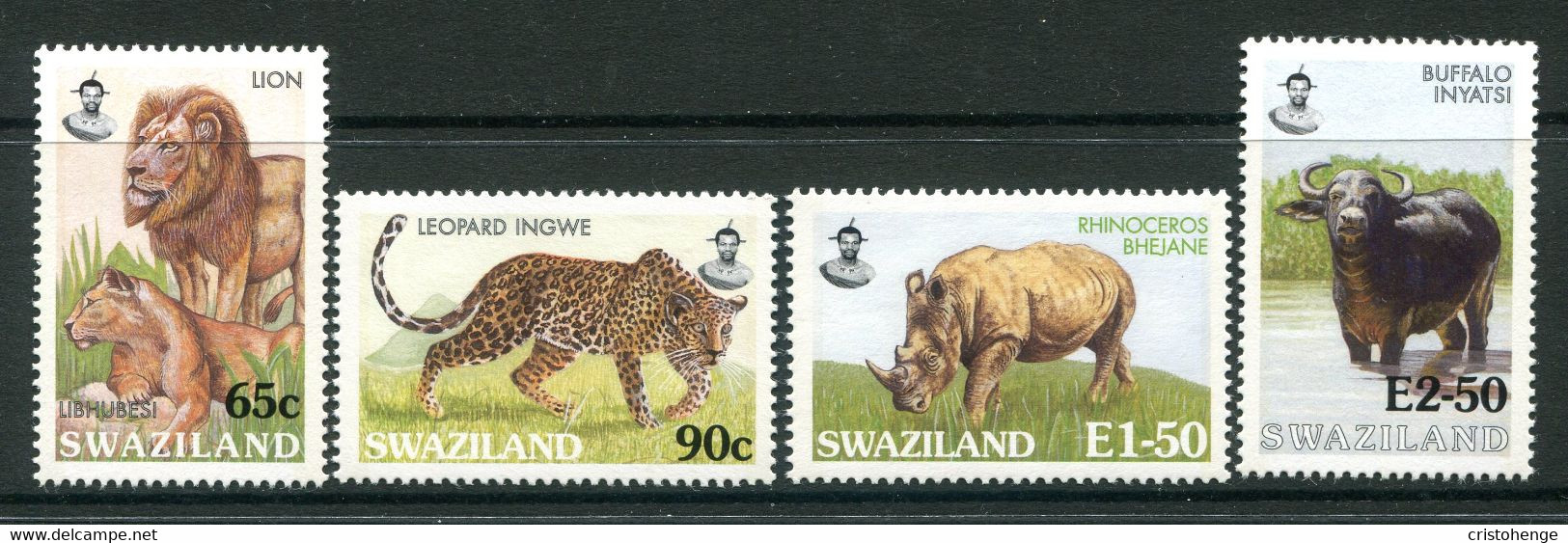 Swaziland 2000 Wildlife Set MNH (SG 700-703) - Swaziland (1968-...)