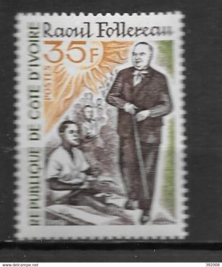 1974 - N° 380**MNH - Raoul Follereau - 1 - Ivory Coast (1960-...)