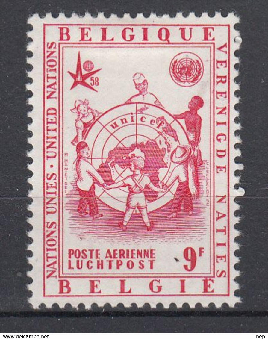 BELGIË - OPB - 1958 - PA 34 - MH* - Nuovi