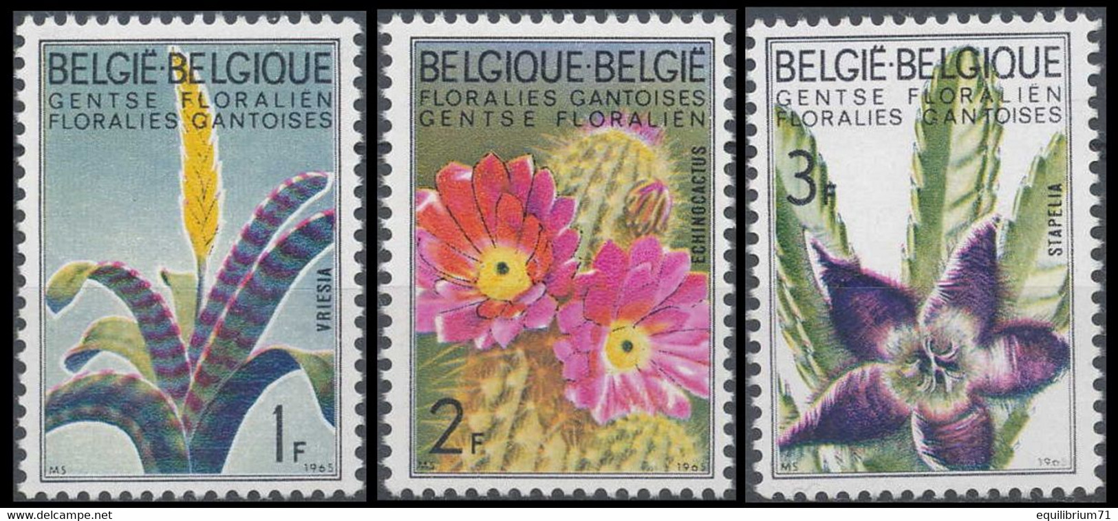 1318/1320**(BL38) -  Fleurs / Bloemen / Blumen / Flowers - Floralies Gantoises II / Gentse Floraliën III - BELGIQUE - Autres & Non Classés