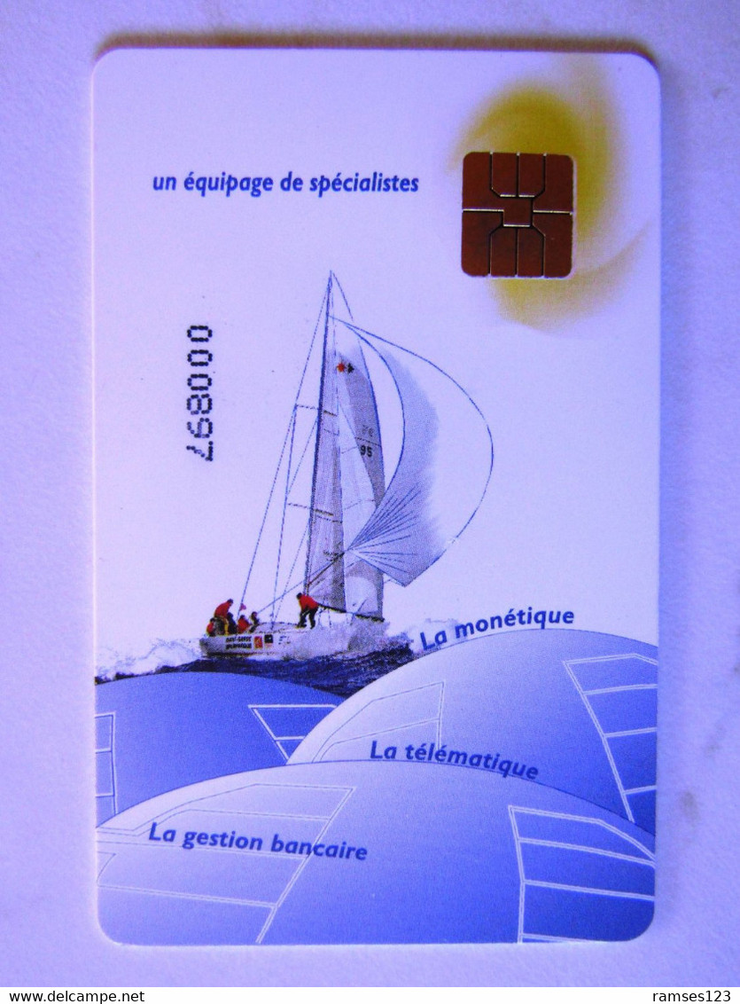 CARTE A PUCE VOILIER  GROUPE BANQUE CAISSE EPARGNE - Exhibition Cards