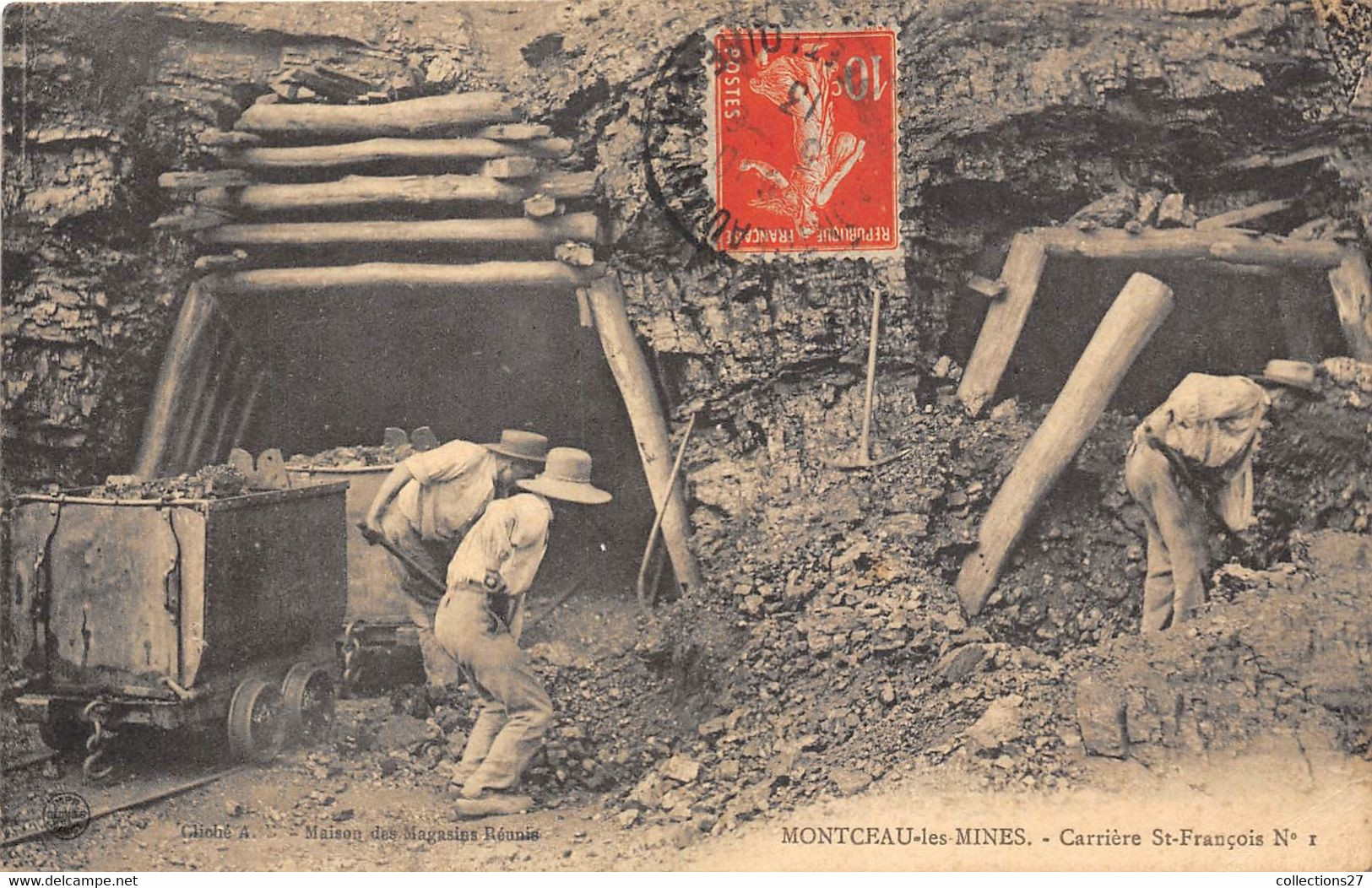 71-MONTCEAU-LES-MINES-CARRIERS ST-FRANCOIS N° 1 - Montceau Les Mines