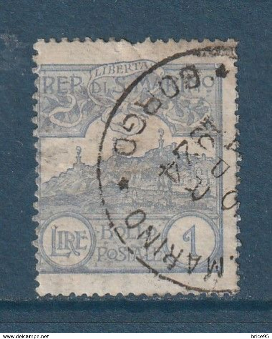 ⭐ Saint Marin - YT N° 79 - Oblitéré - 1921 à 1922 ⭐ - Used Stamps