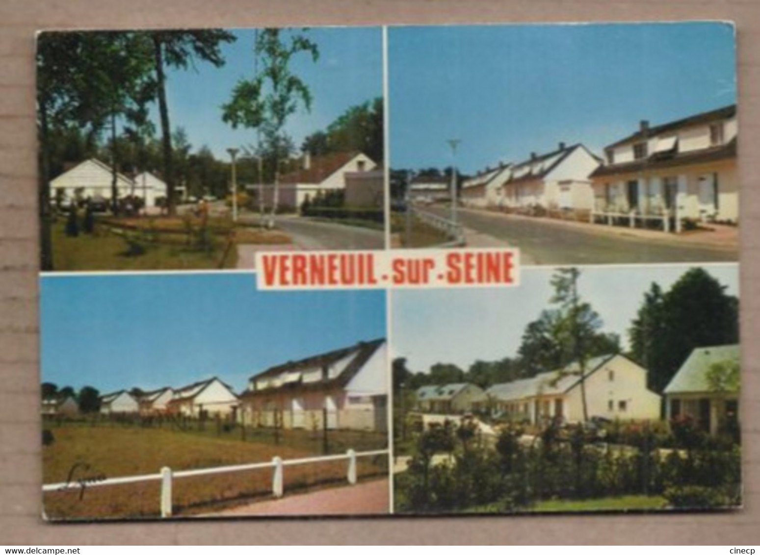 CPSM 78 - VERNEUIL SUR SEINE - TB CP Multivue Dont Les Clairières - Le Maupas - TB PLAN Maisons Habitations - Verneuil Sur Seine