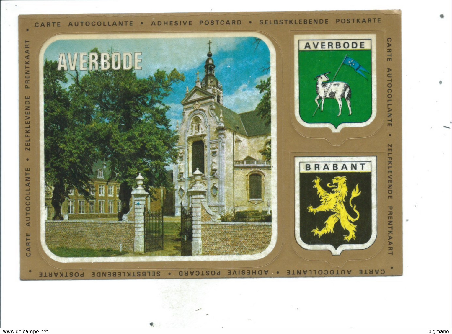 Averbode Carte Autocollante Ecussons - Scherpenheuvel-Zichem