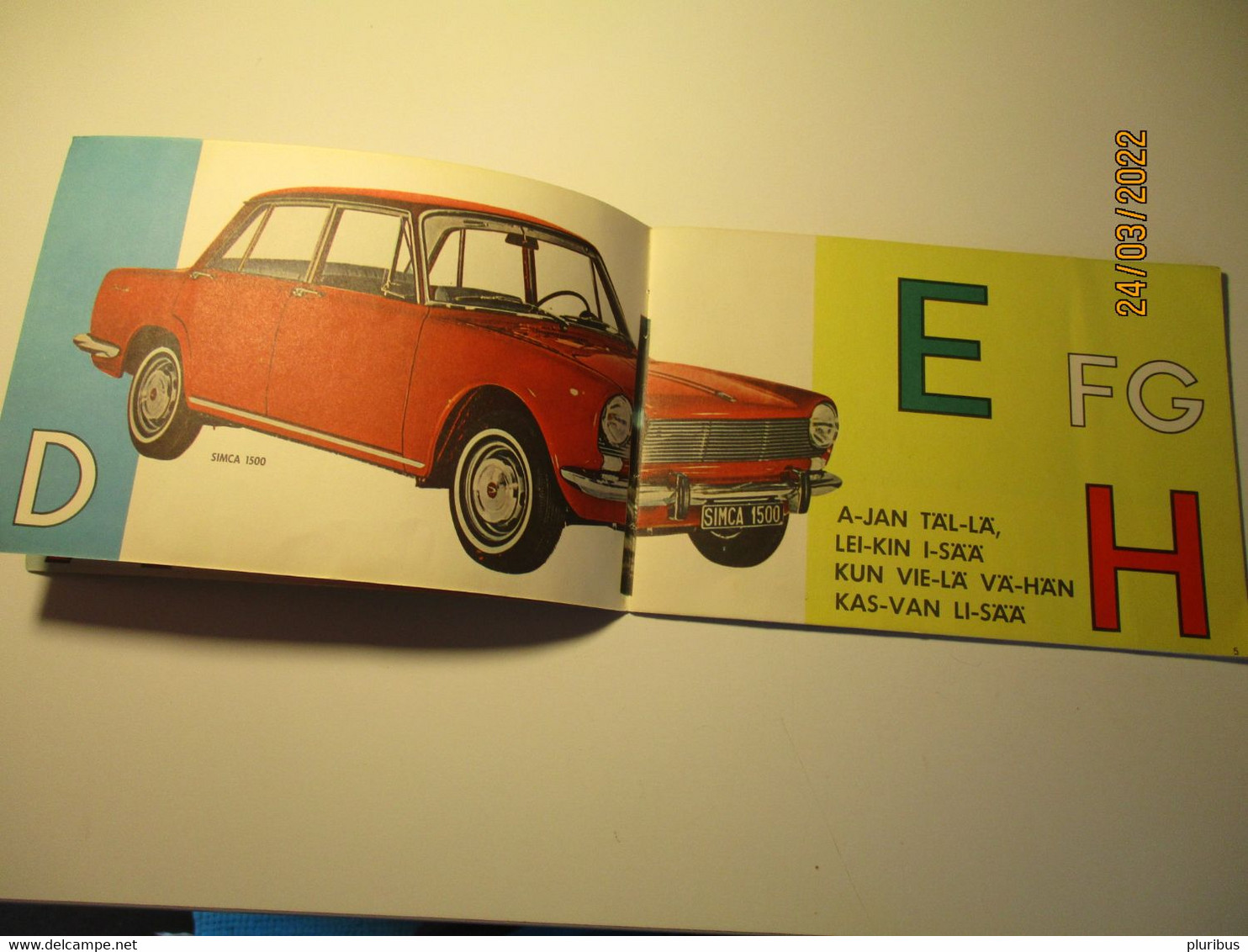 Rare OLD FINLAND AUTOMOBILE ABC BOOK AUTOAAPINEN , OPEL VOLVO MERCEDES BENZ CRYSLER SIMCA AUSTIN TRIUMPH  ,0 - Langues Scandinaves