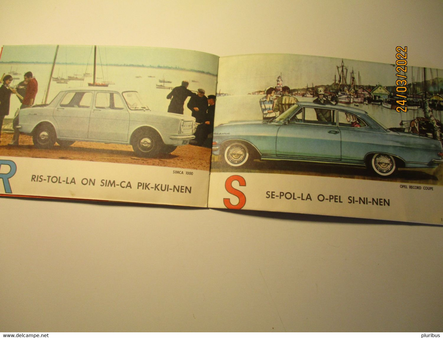 Rare OLD FINLAND AUTOMOBILE ABC BOOK AUTOAAPINEN , OPEL VOLVO MERCEDES BENZ CRYSLER SIMCA AUSTIN TRIUMPH  ,0 - Scandinavian Languages