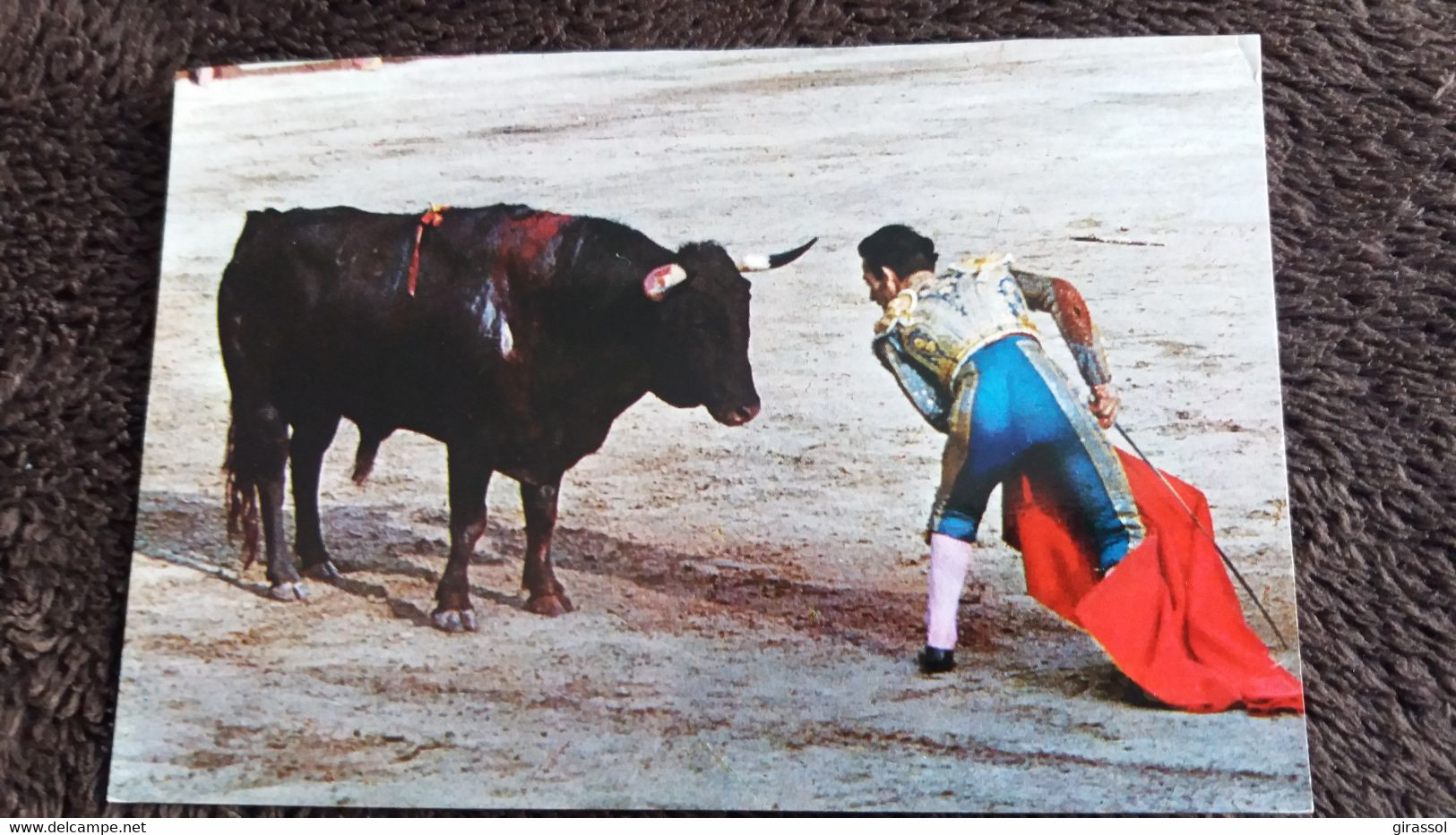 CPM CORRIDA DE TOROS COURSE DE TAUREAUX BULL FIGHT FEAST UN DESPLANTE DESPUES DE LA FAENA SERIE II N° 5220 - Taureaux