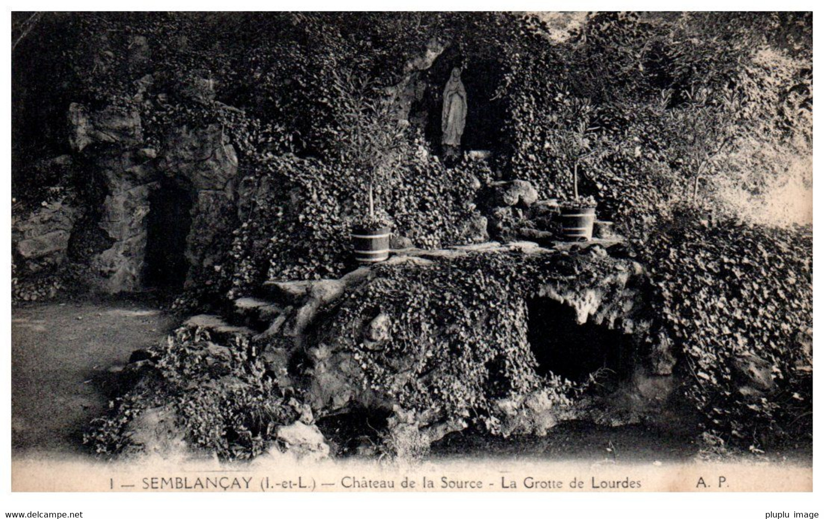 SEMBLANCAY CHATEAU DE LA SOURCE LA GROTTE DE LOURDES - Semblançay