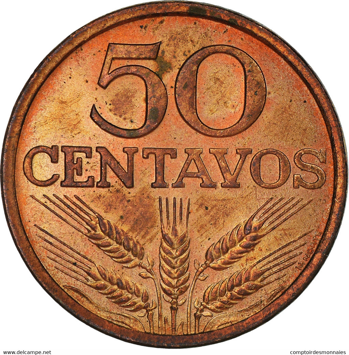 Monnaie, Portugal, 50 Centavos, 1975 - Portugal