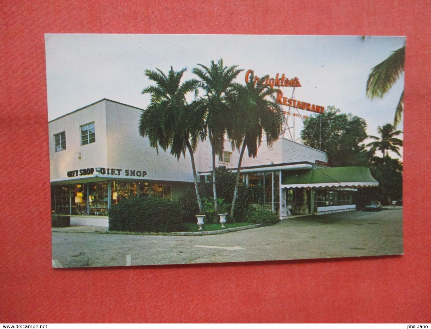 Creighton's Restaurant & Gift Shop.    Fort Lauderdale Florida > Fort Lauderdale >   Ref 5535 - Fort Lauderdale