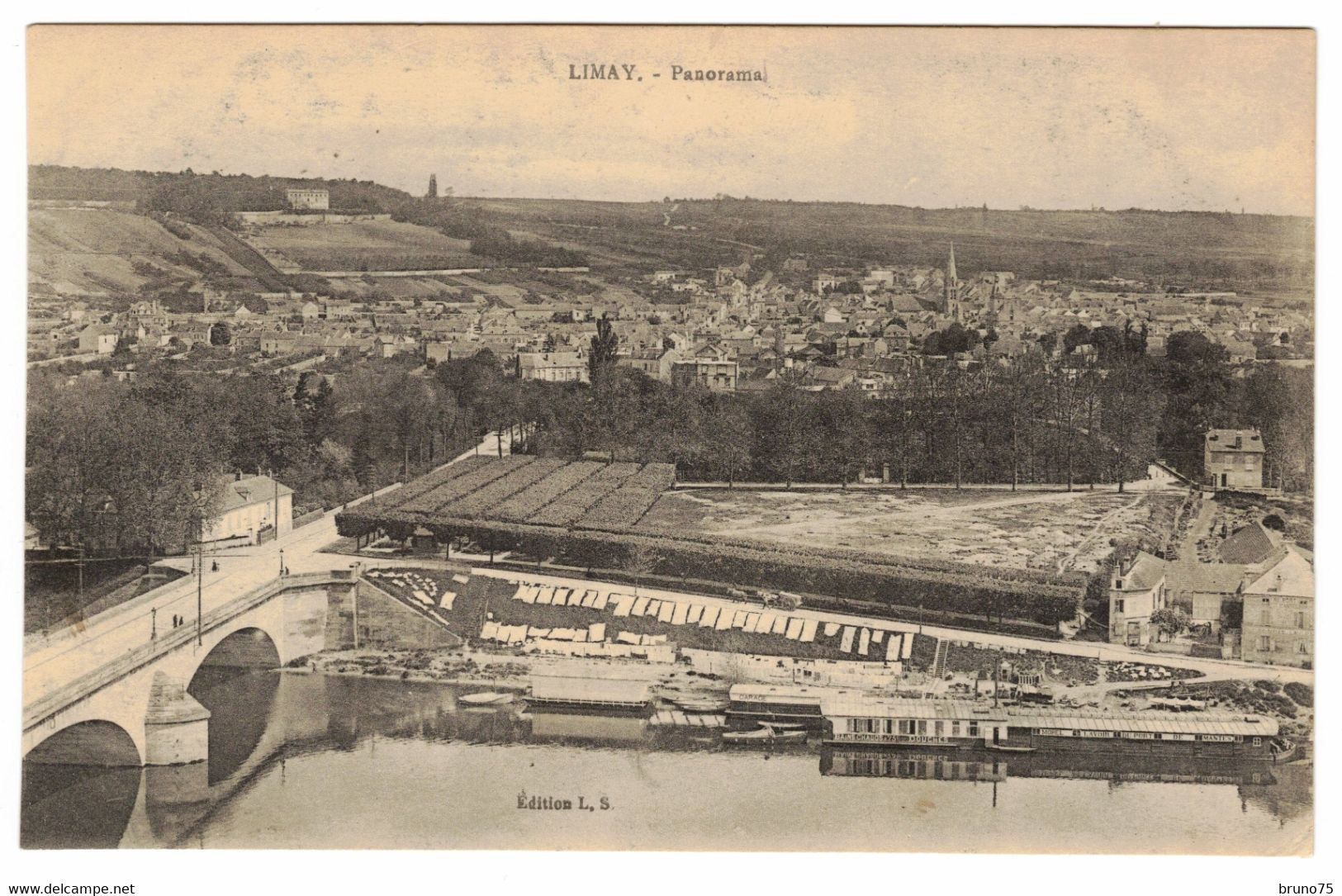 78 - LIMAY - Panorama - 1918 - Limay