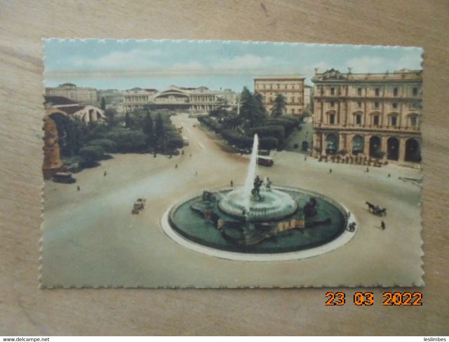 Roma. Piazza Dell'Esedra E Stazione Ferroviaria Di Termini. Cecami 1937 - Stazione Termini