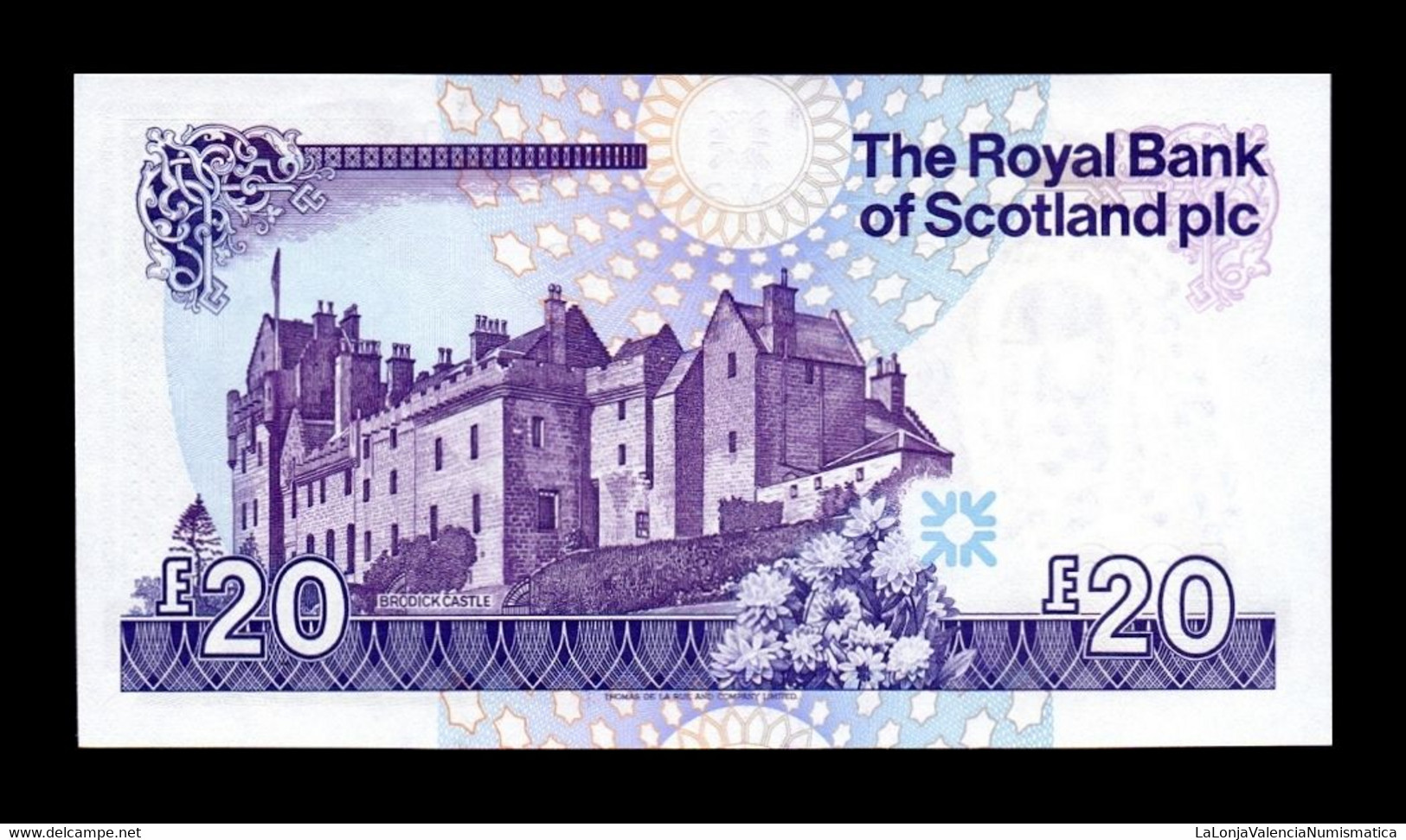 Escocia Scotland 20 Pounds Royal Bank Of Scotland 1991 Pick 354a SC- AUNC - 20 Pounds