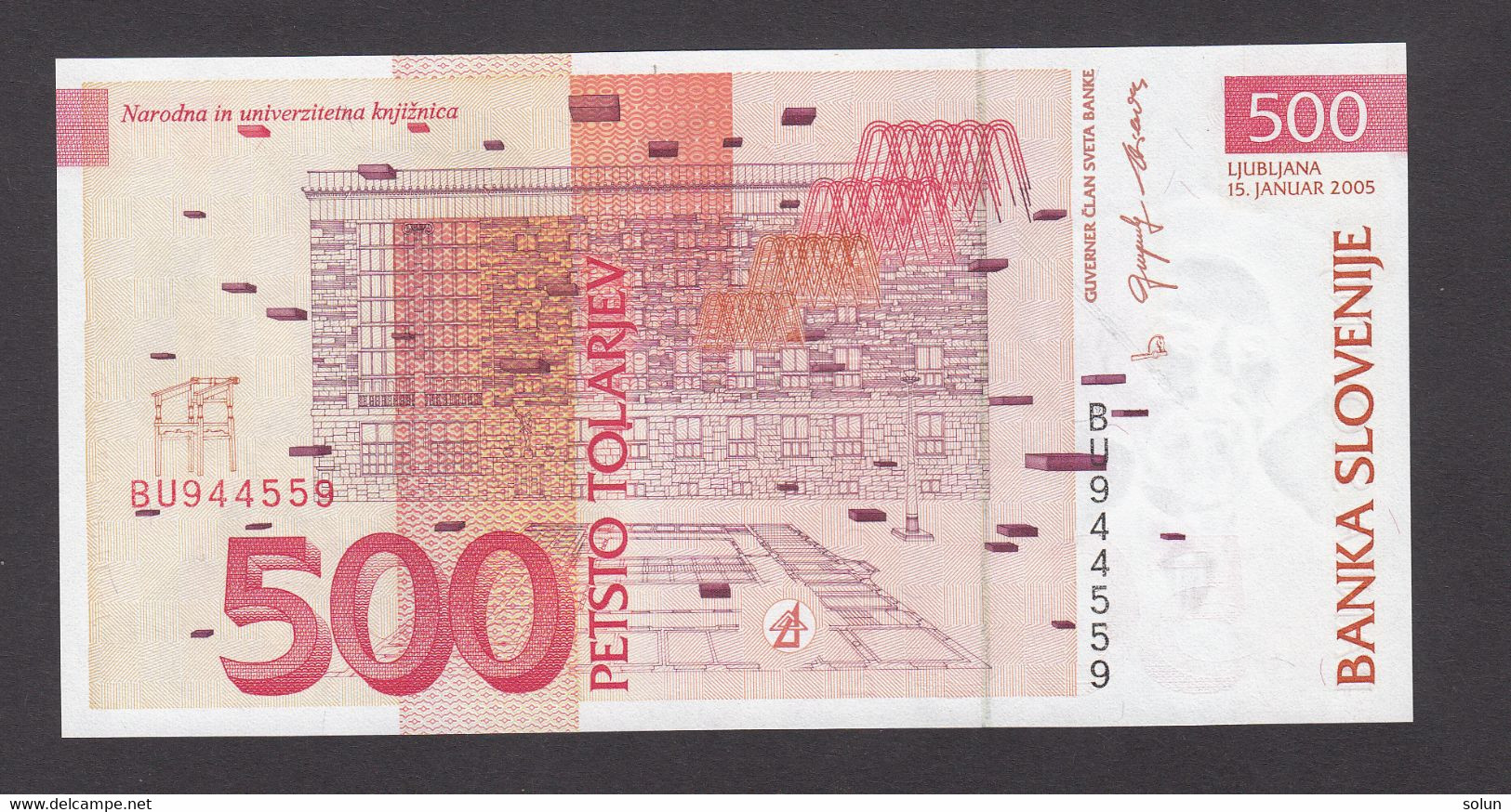 500 TOLAR TOLARJEV 2005 - Slovenia