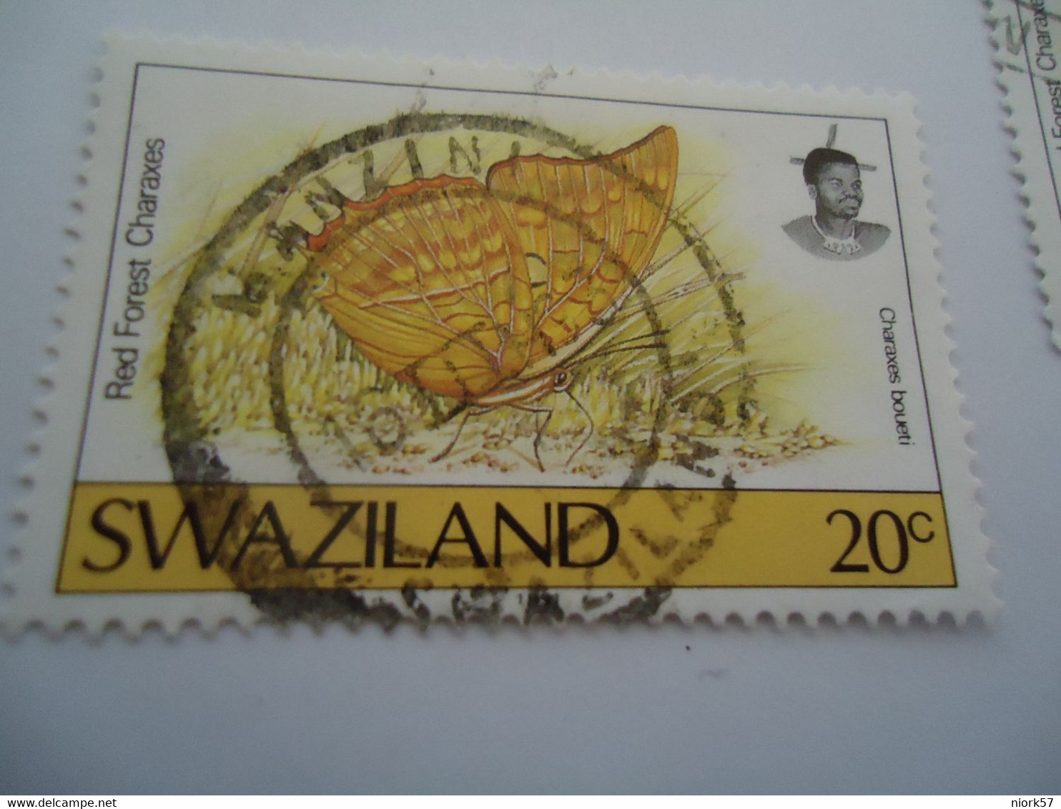 SWAZILAND  USED STAMPS BUTTERFLIES   WITH POSTMARK - Swaziland (1968-...)