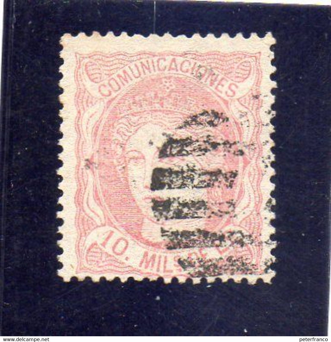 B - 1870 Spagna - Allegoria - Usados