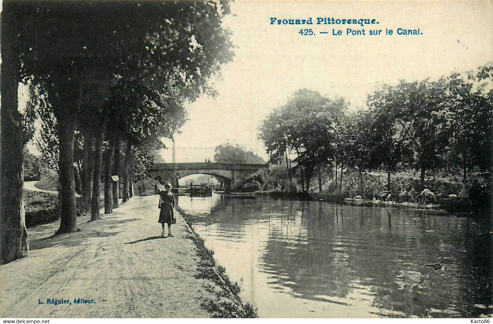 Frouard * Le Pont Sur Le Canal * Péniche Batellerie - Frouard