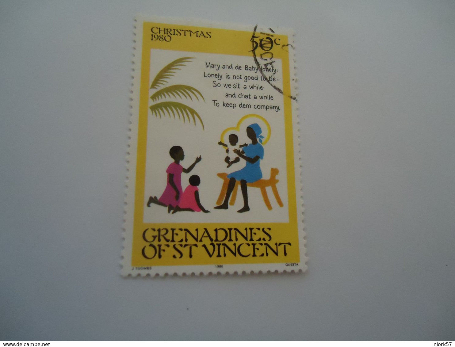 ST VINCENT  USED STAMPS CHRISTMAS - St.Vincent (1979-...)