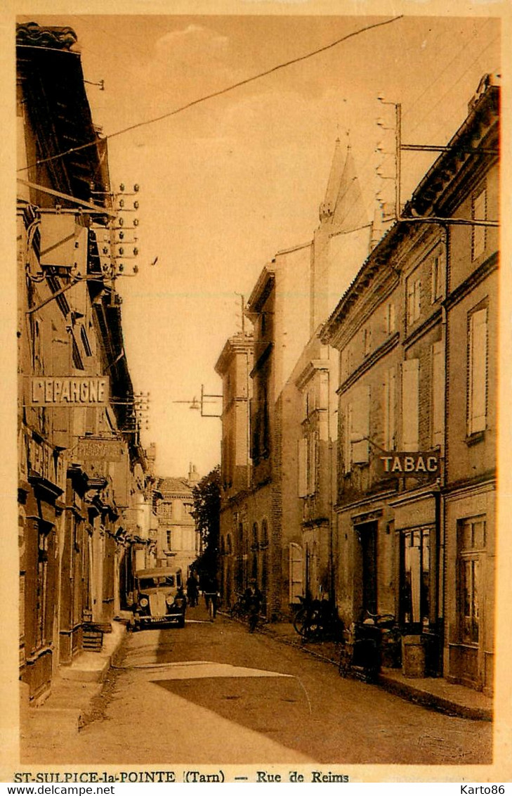 St Sulpice * Débit De Tabac Tabacs TABAC , Rue De Reims - Saint Sulpice