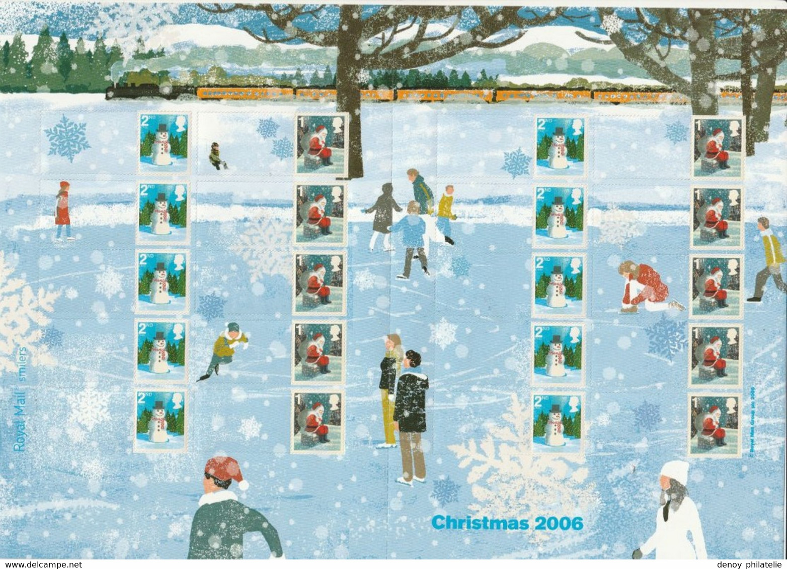 Chrismas 2006 - 20 Timbres - Francobolli Personalizzati