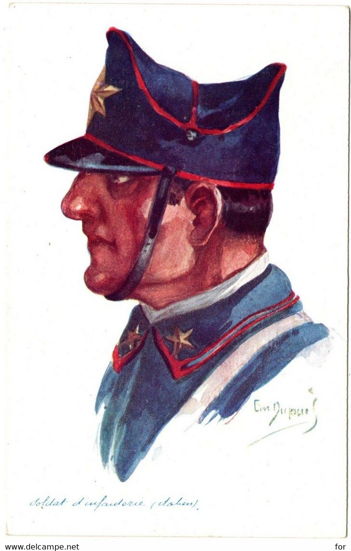 Illustrateur : E. DUPUIS : Soldat Italien Infanterie : Militaire - Militaria : édition Color N° 49 - Dupuis, Emile