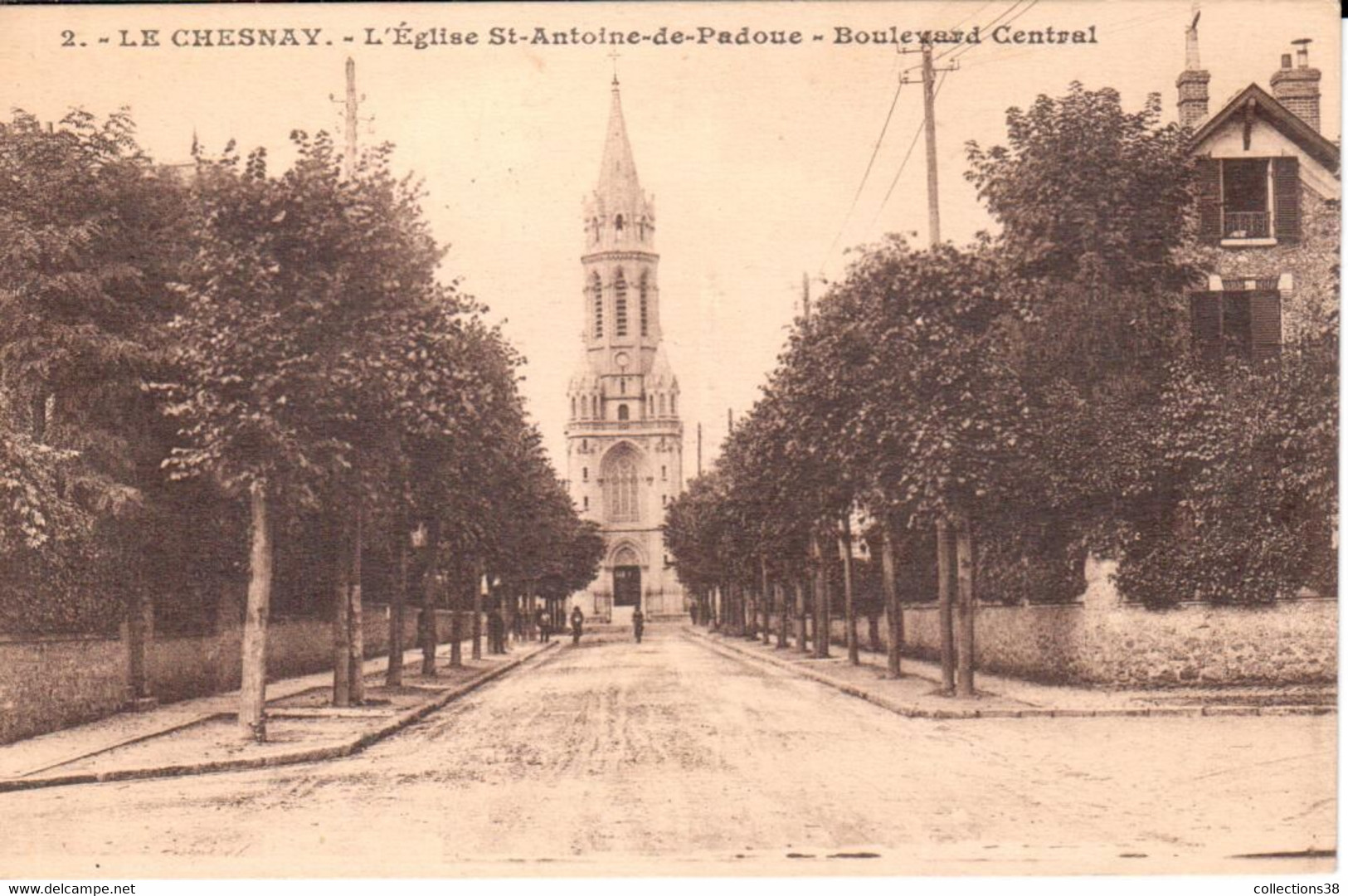 Le Chesnay - L'Eglise St-Antoine De Padoue - Boulevard Central - Le Chesnay