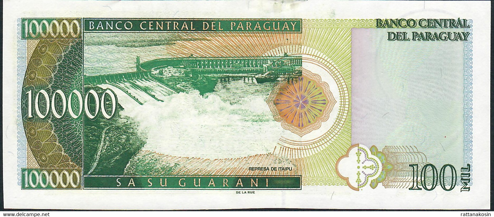 PARAGUAY P219 100.000 GUARANIES 1998 #A       UNC. - Paraguay