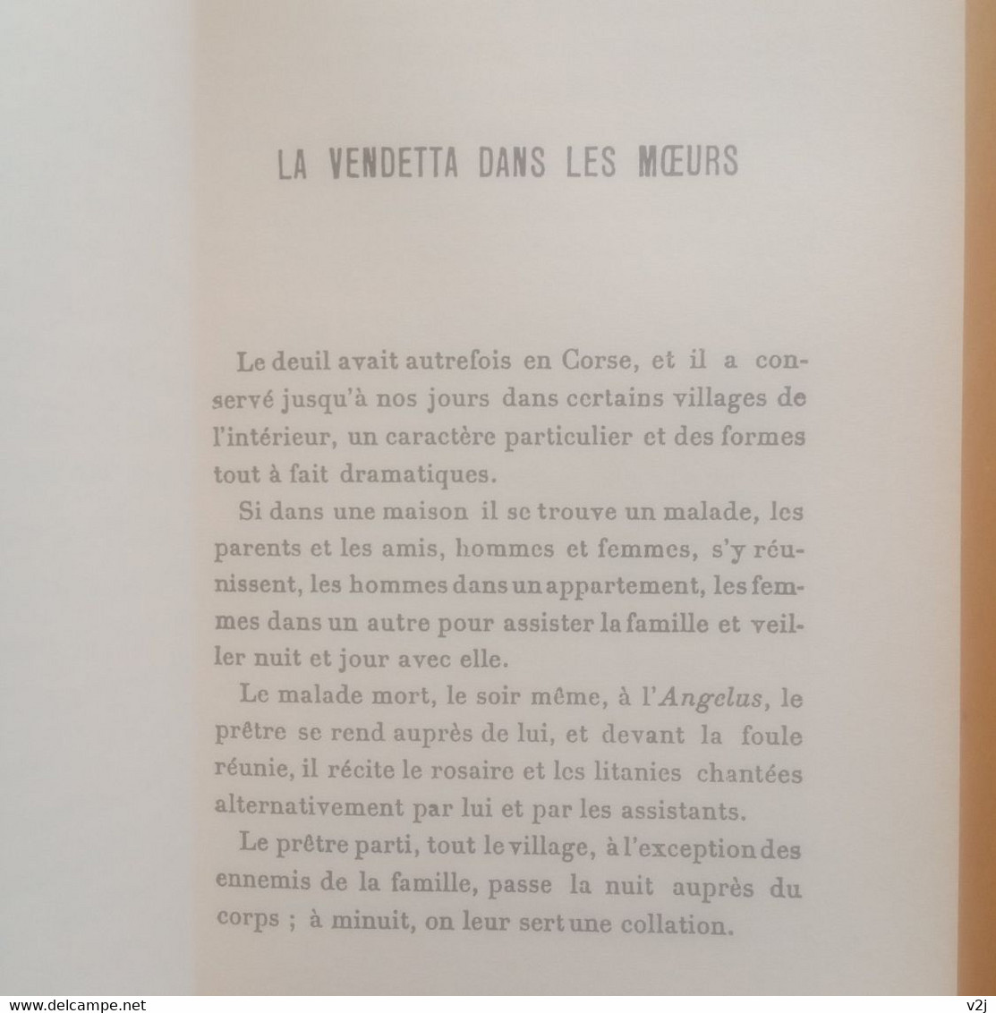 La Vendetta Dans L'histoire - Colonna De Cesari-Rocca - Corse