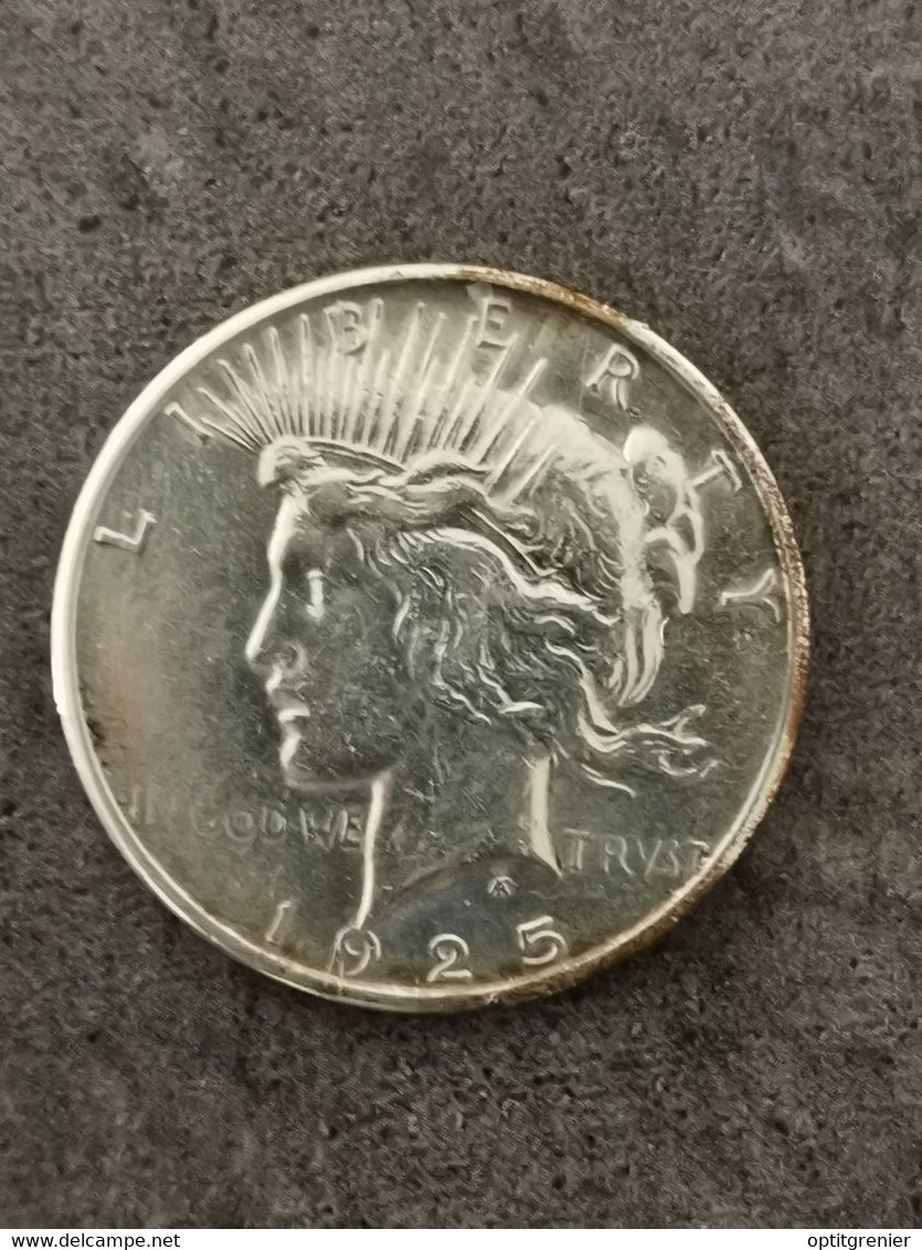 1 PEACE DOLLAR 1925 P ARGENT USA / ETATS-UNIS AMERIQUE UNITED STATES OF AMERICA / SILVER - 1921-1935: Peace