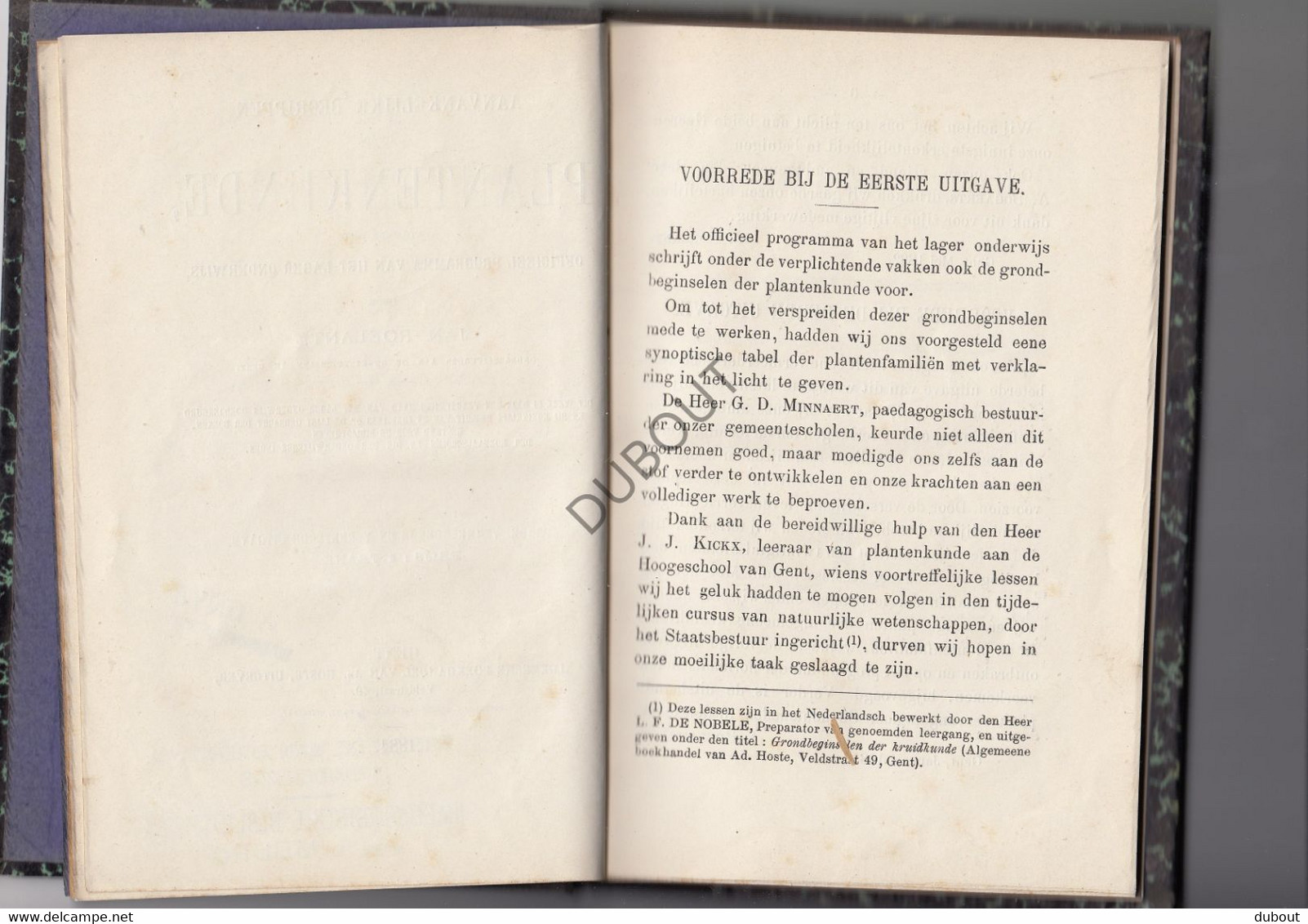 Gent - Plantenkunde - J. Roelant - Gesigneerd ± 1880? (W97) - Oud