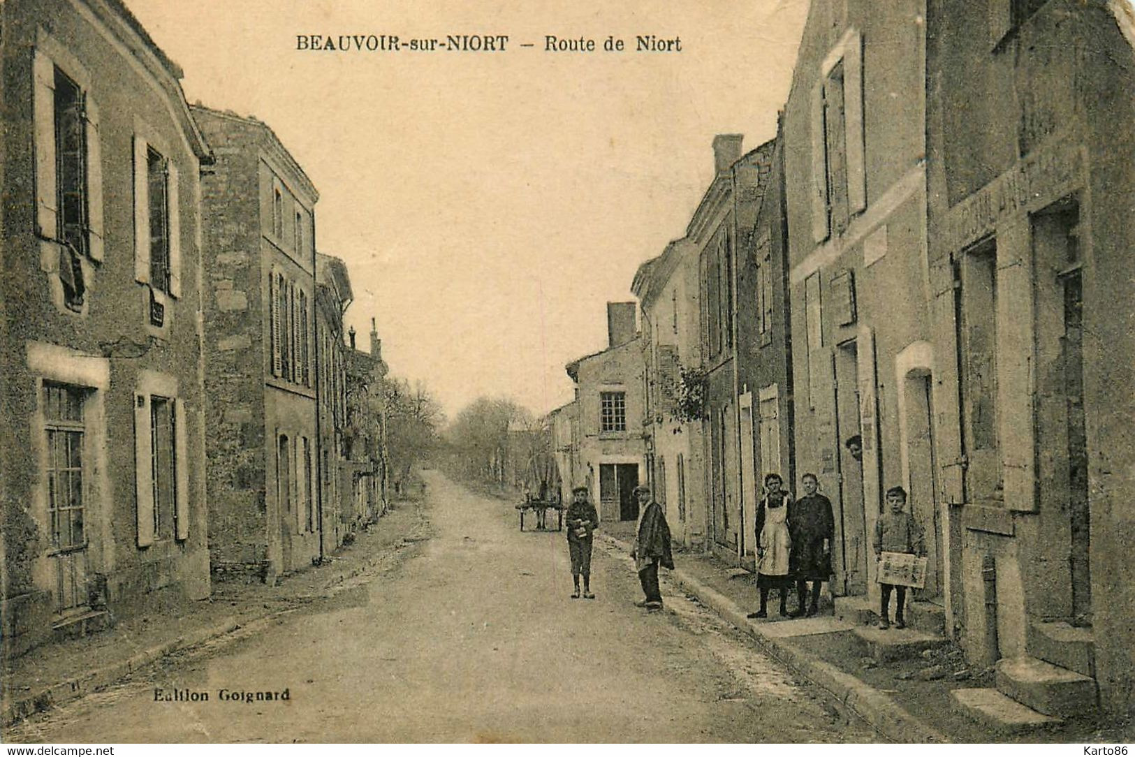 Beauvoir Sur Niort * Route De Niort * La Boulangerie * Villageois - Beauvoir Sur Niort