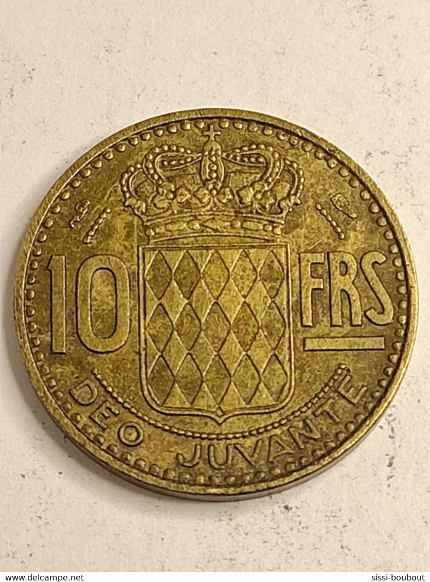 Monnaie, Monaco, Rainier III 10 Francs - 1950 - TTB - Aluminum-Bronze - 1949-1956 Oude Frank