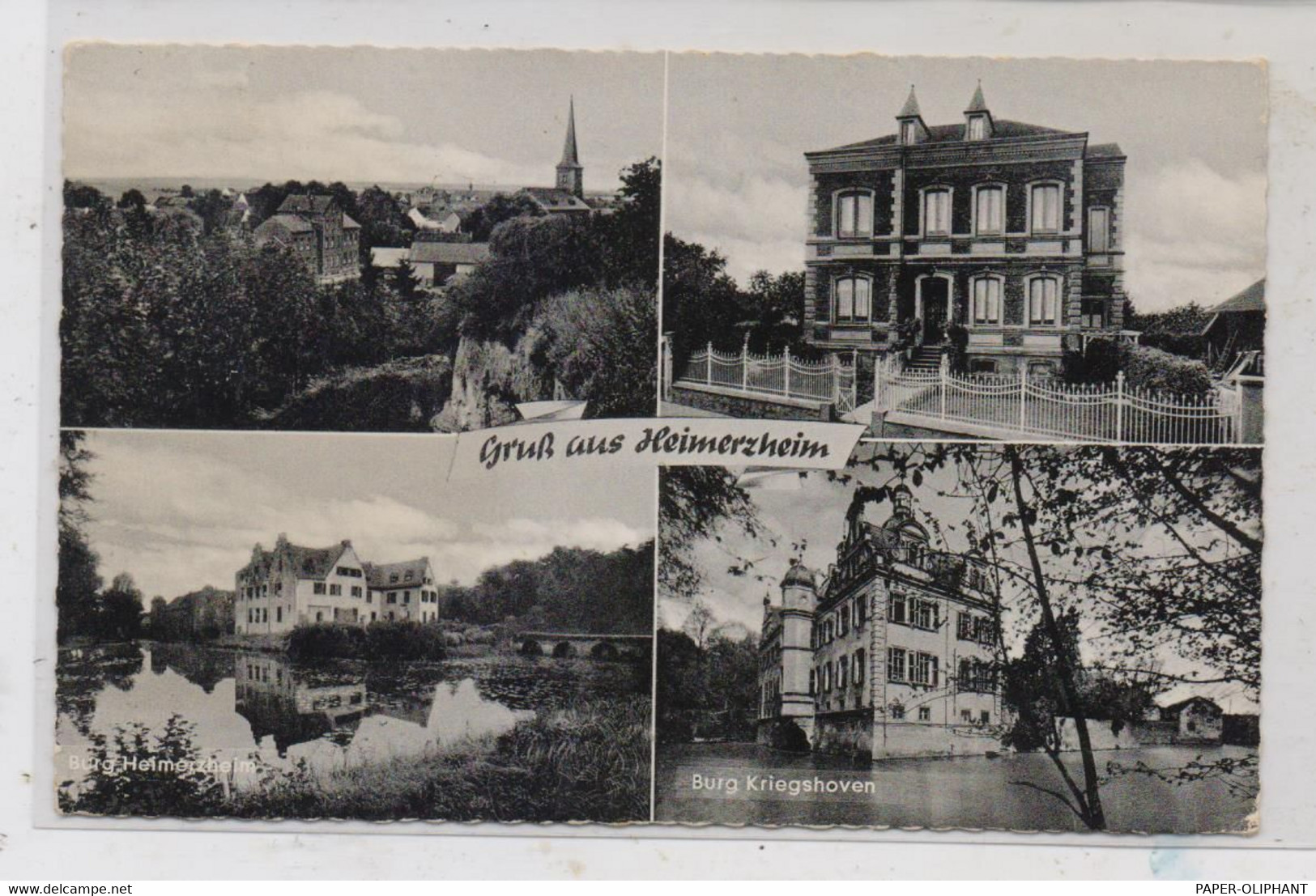 5357 SWISTTAL - HEIMERZHEIM, Burg Heimerzheim, Burg Kriegshoven, Ortsansichten - Siegburg
