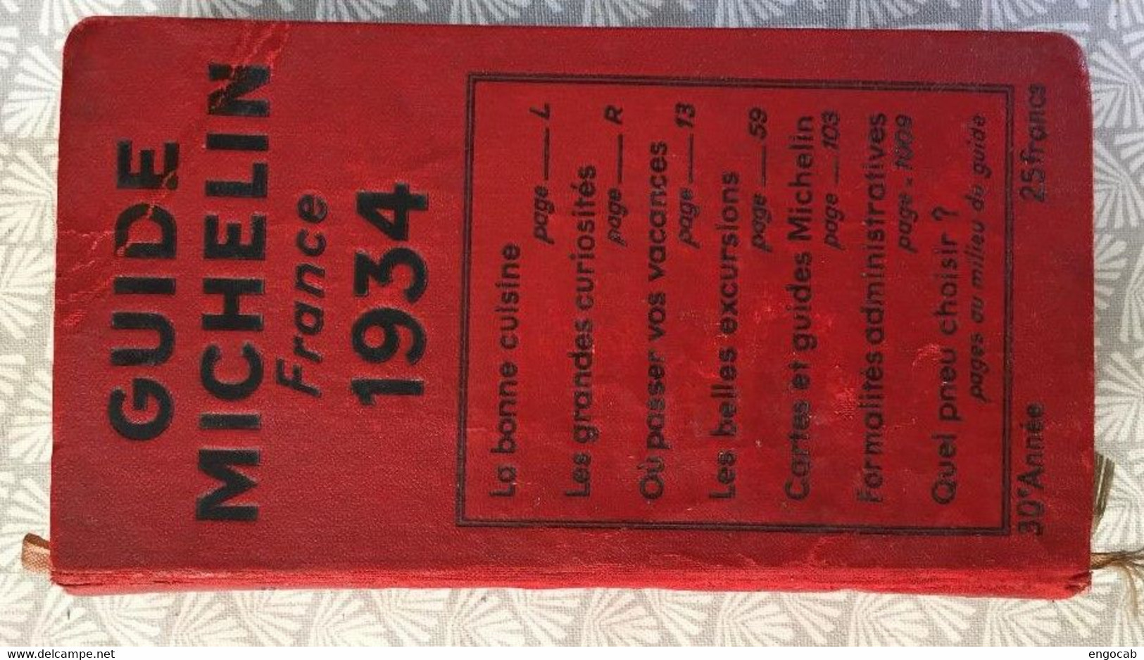 Guide Michelin 1934 D - Michelin (guide)