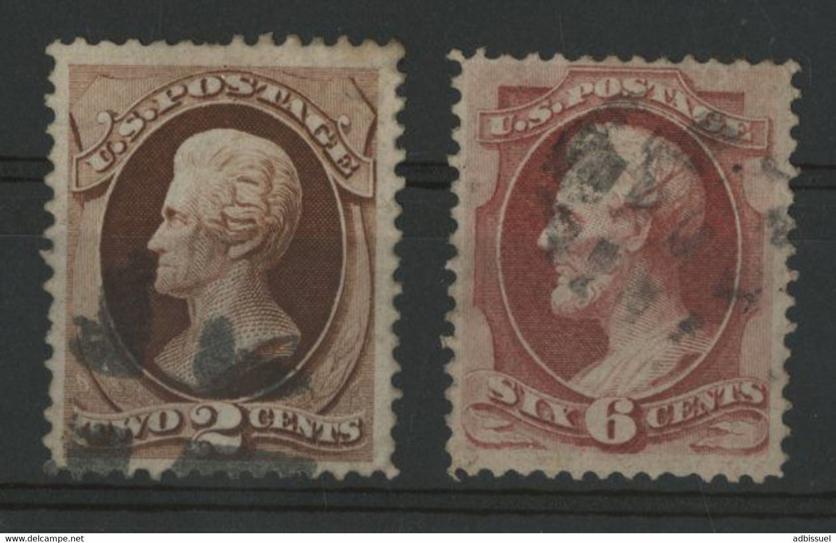 USA N° 40 + 42 (Scott 135 + 137) Oblitérés - Used Stamps
